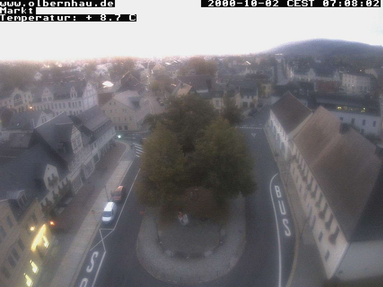 Archived image Webcam Olbernhau - City Church