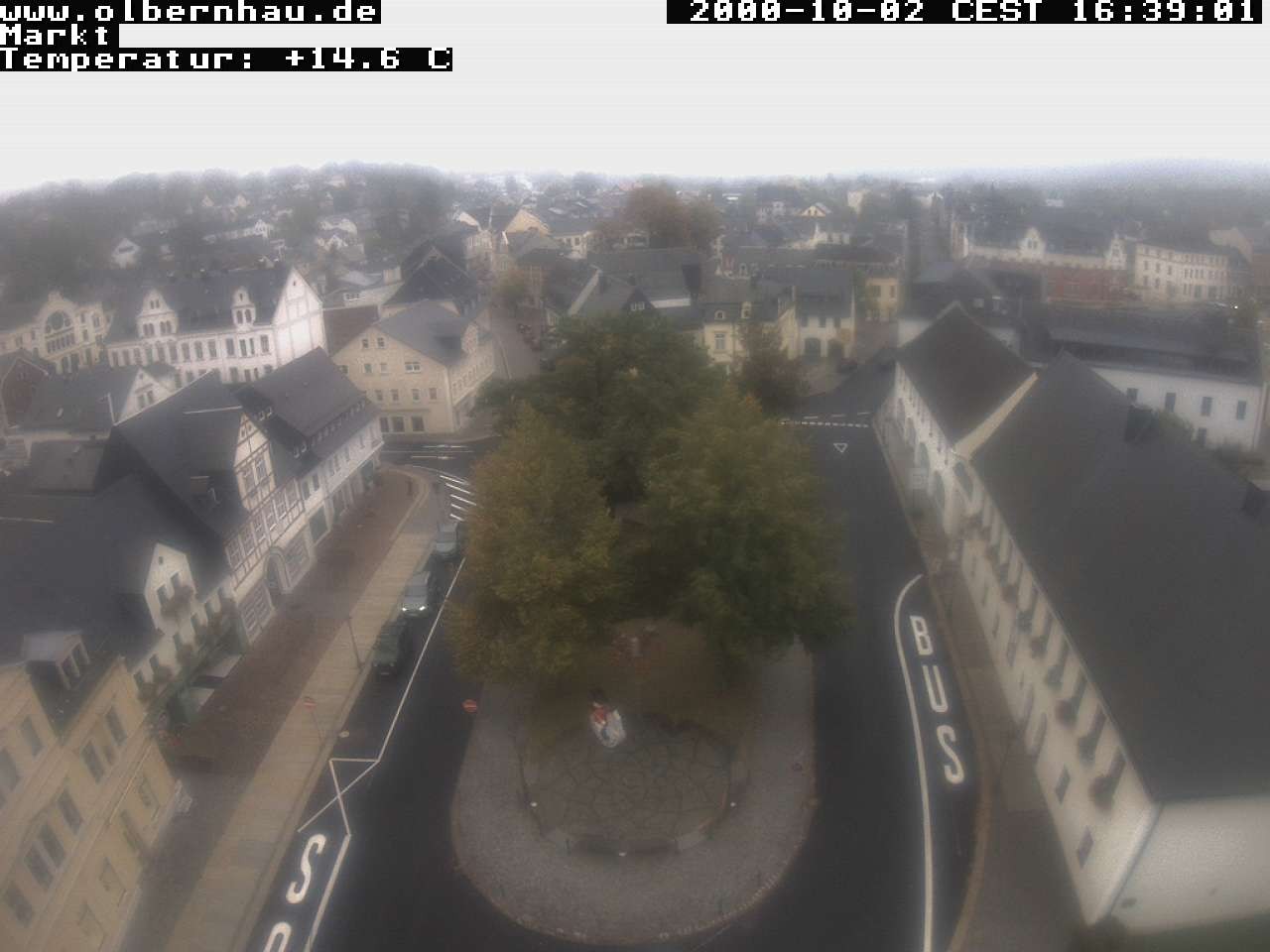 Archived image Webcam Olbernhau - City Church