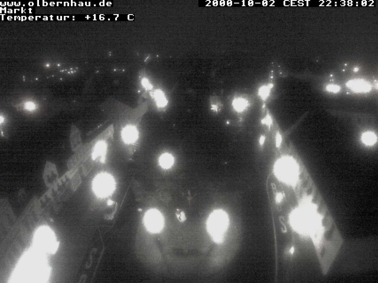 Archived image Webcam Olbernhau - City Church