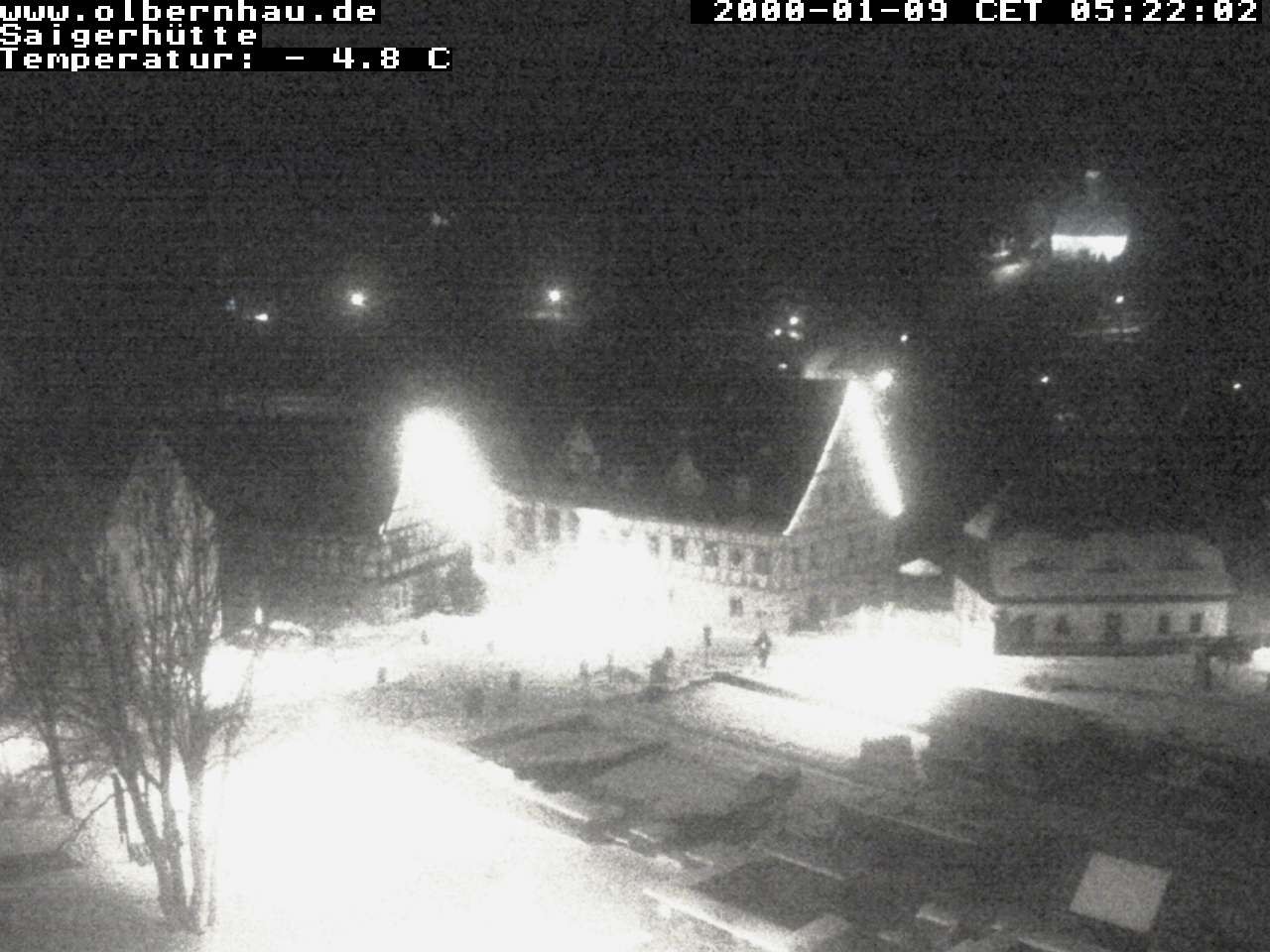 Archiv Foto Webcam Blick auf die Saigerhütte Olbernhau