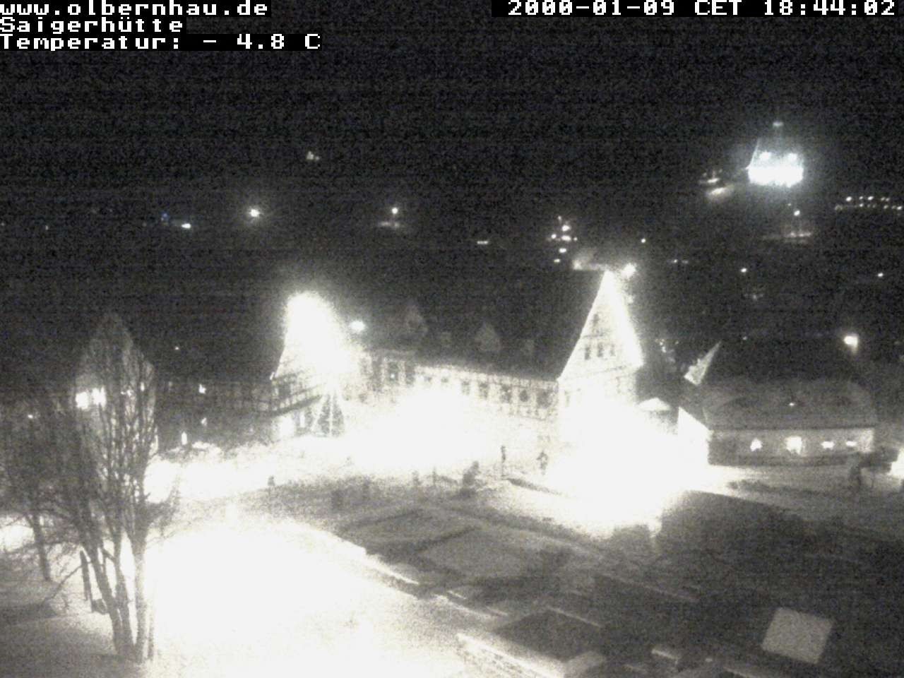 Archiv Foto Webcam Blick auf die Saigerhütte Olbernhau
