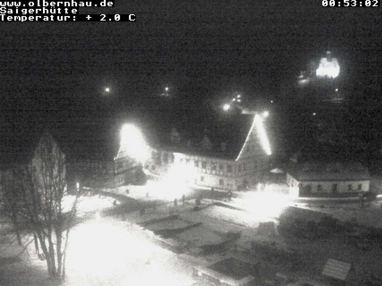 Archiv Foto Webcam Blick auf die Saigerhütte Olbernhau