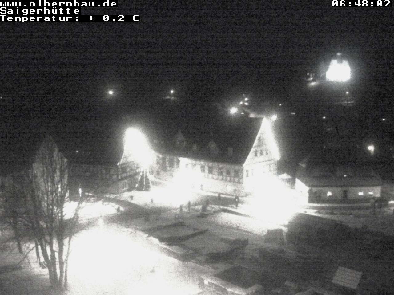 Archiv Foto Webcam Blick auf die Saigerhütte Olbernhau