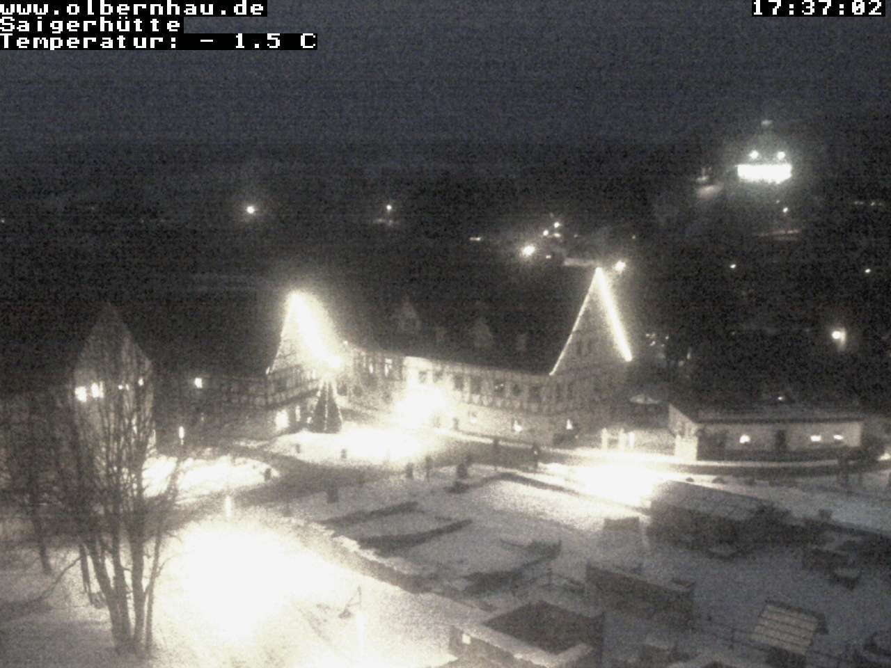 Archiv Foto Webcam Blick auf die Saigerhütte Olbernhau