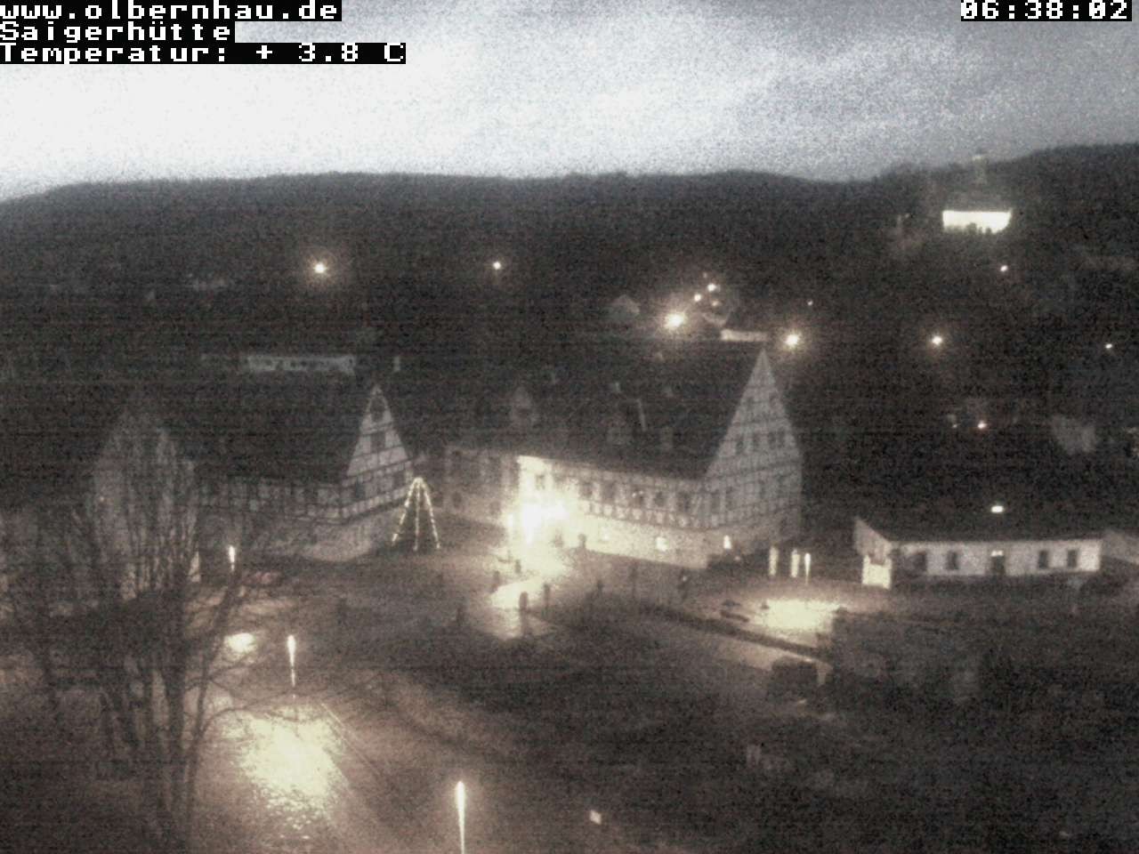 Archiv Foto Webcam Blick auf die Saigerhütte Olbernhau