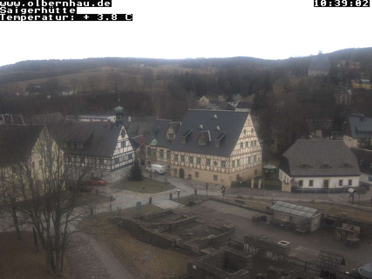 Archiv Foto Webcam Blick auf die Saigerhütte Olbernhau