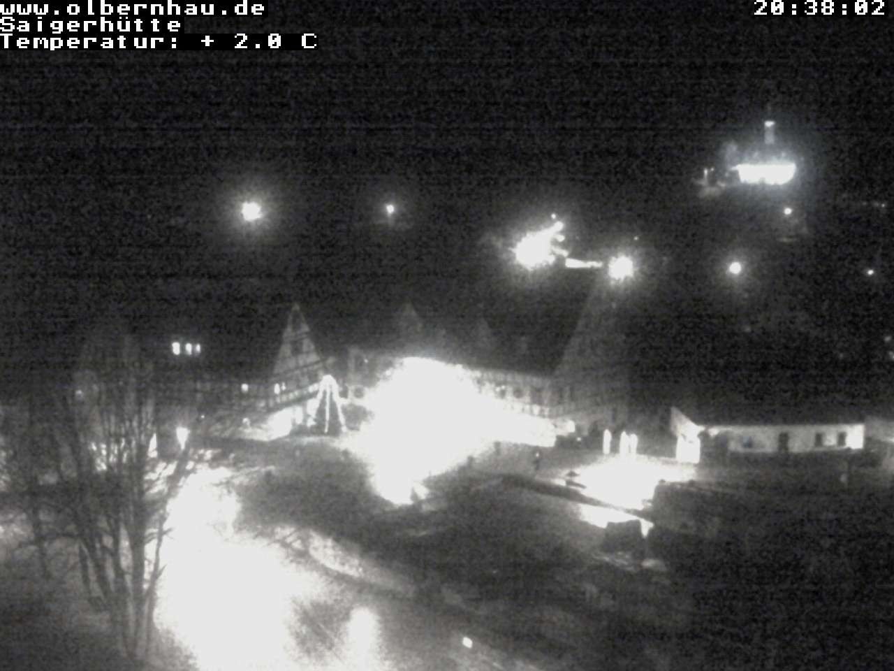 Archiv Foto Webcam Blick auf die Saigerhütte Olbernhau