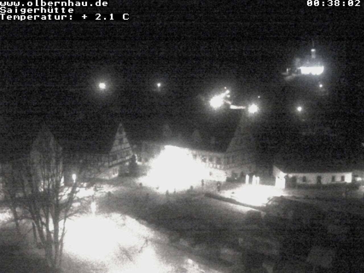 Archived image Webcam Saigerhütte Olbernhau (Museum)