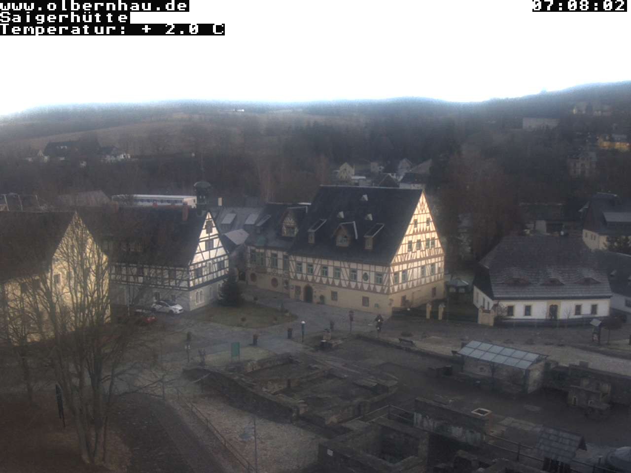 Archived image Webcam Saigerhütte Olbernhau (Museum)