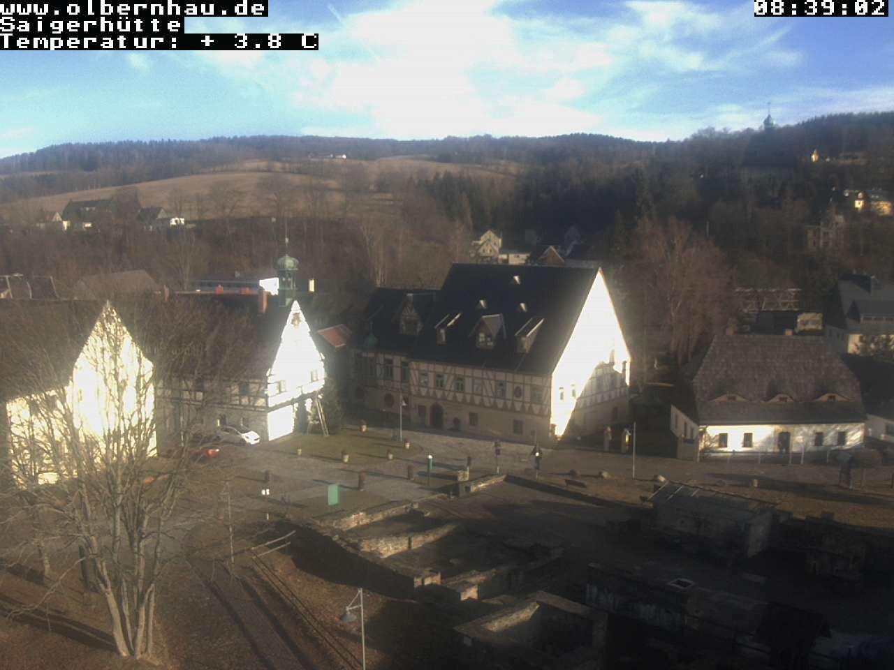 Archived image Webcam Saigerhütte Olbernhau (Museum)