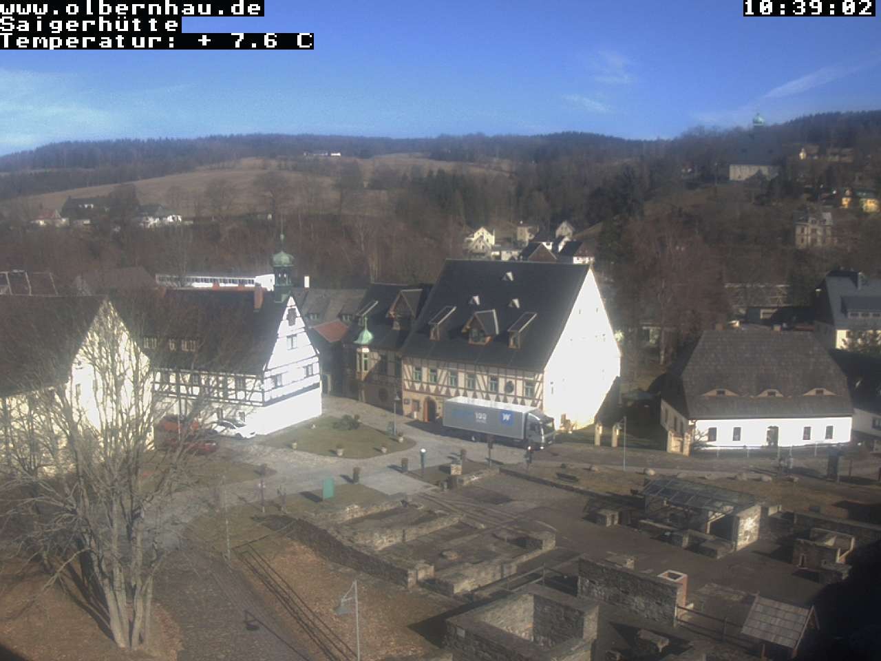 Archived image Webcam Saigerhütte Olbernhau (Museum)