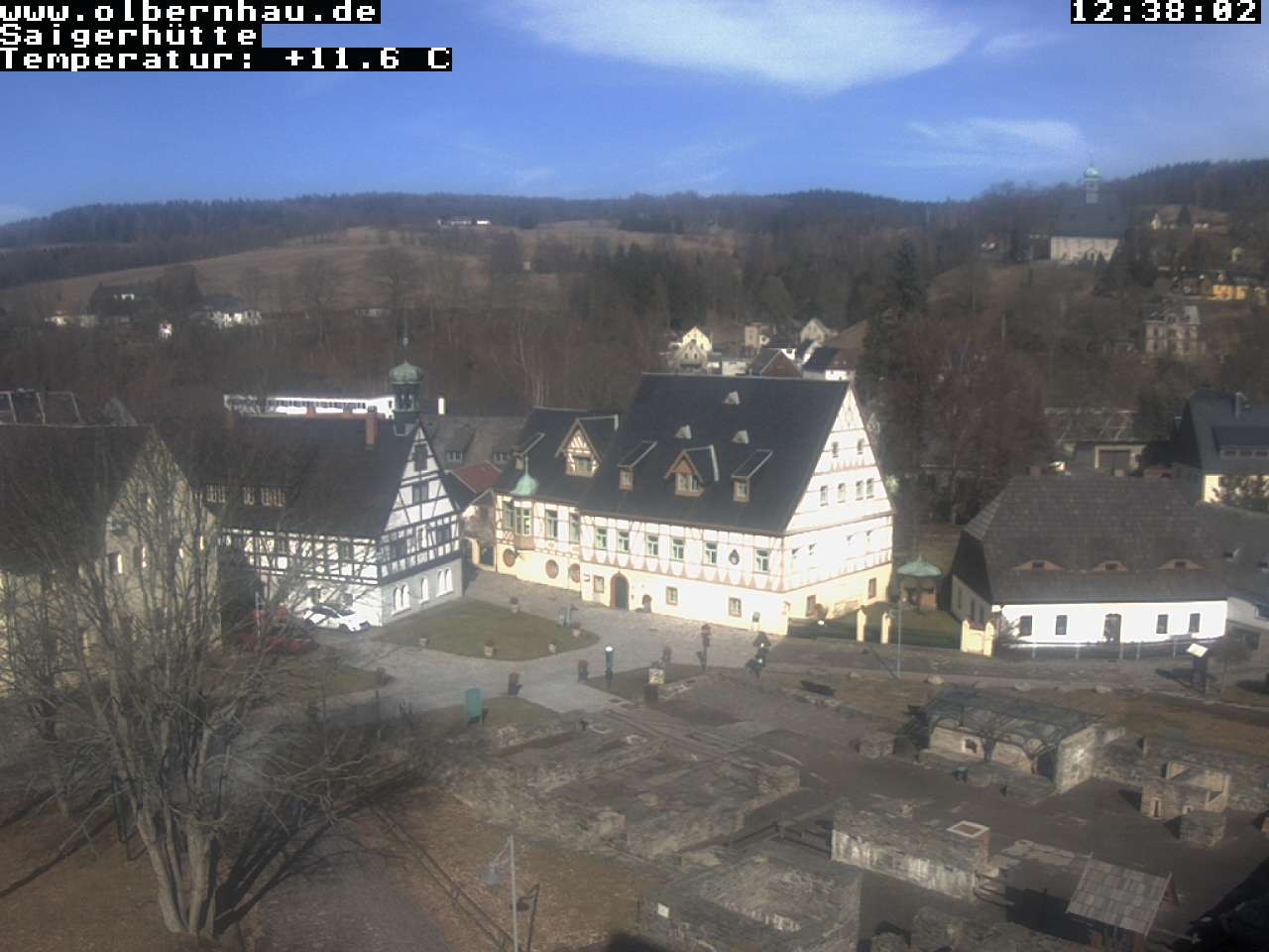 Archived image Webcam Saigerhütte Olbernhau (Museum)