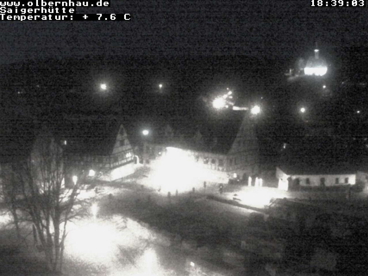 Archived image Webcam Saigerhütte Olbernhau (Museum)