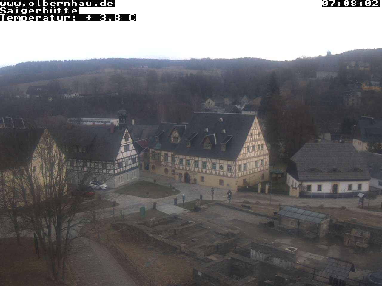 Archiv Foto Webcam Blick auf die Saigerhütte Olbernhau