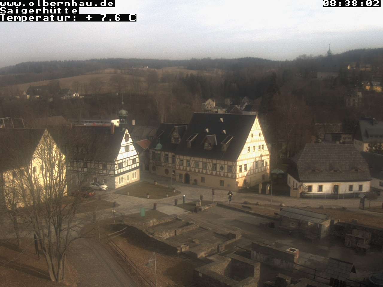 Archiv Foto Webcam Blick auf die Saigerhütte Olbernhau