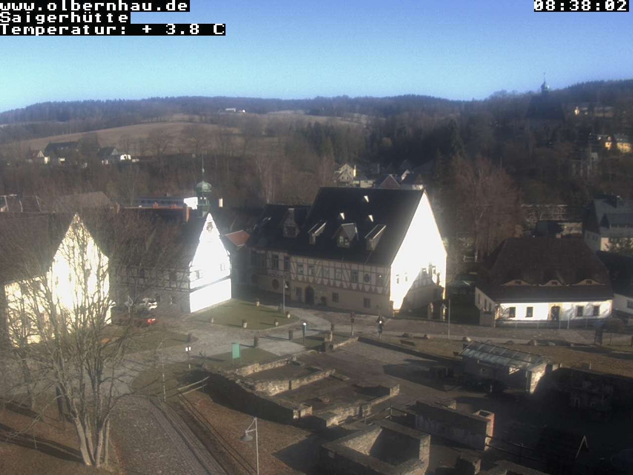 Archiv Foto Webcam Blick auf die Saigerhütte Olbernhau