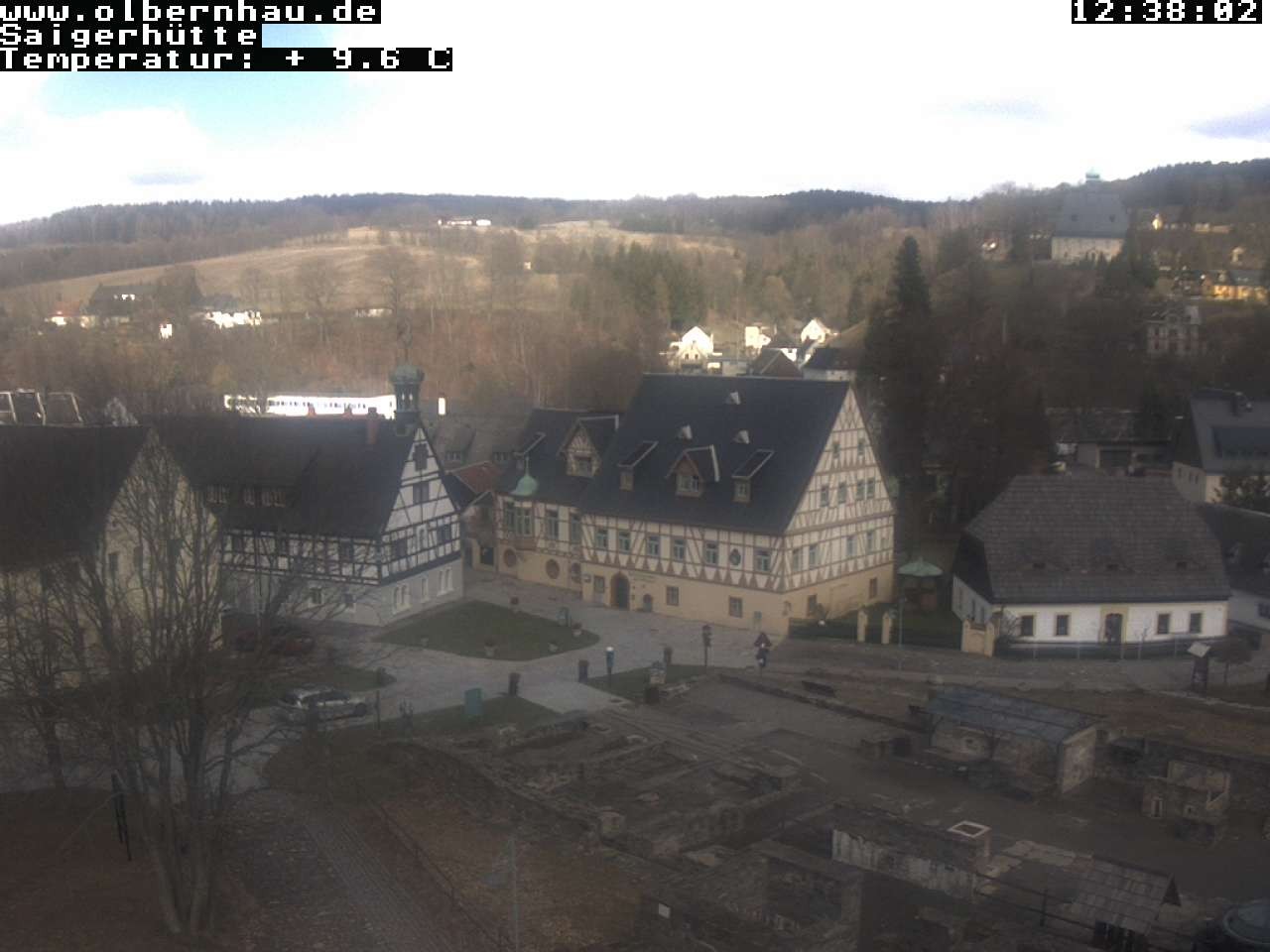 Archiv Foto Webcam Blick auf die Saigerhütte Olbernhau