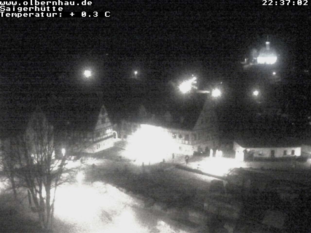 Archiv Foto Webcam Blick auf die Saigerhütte Olbernhau