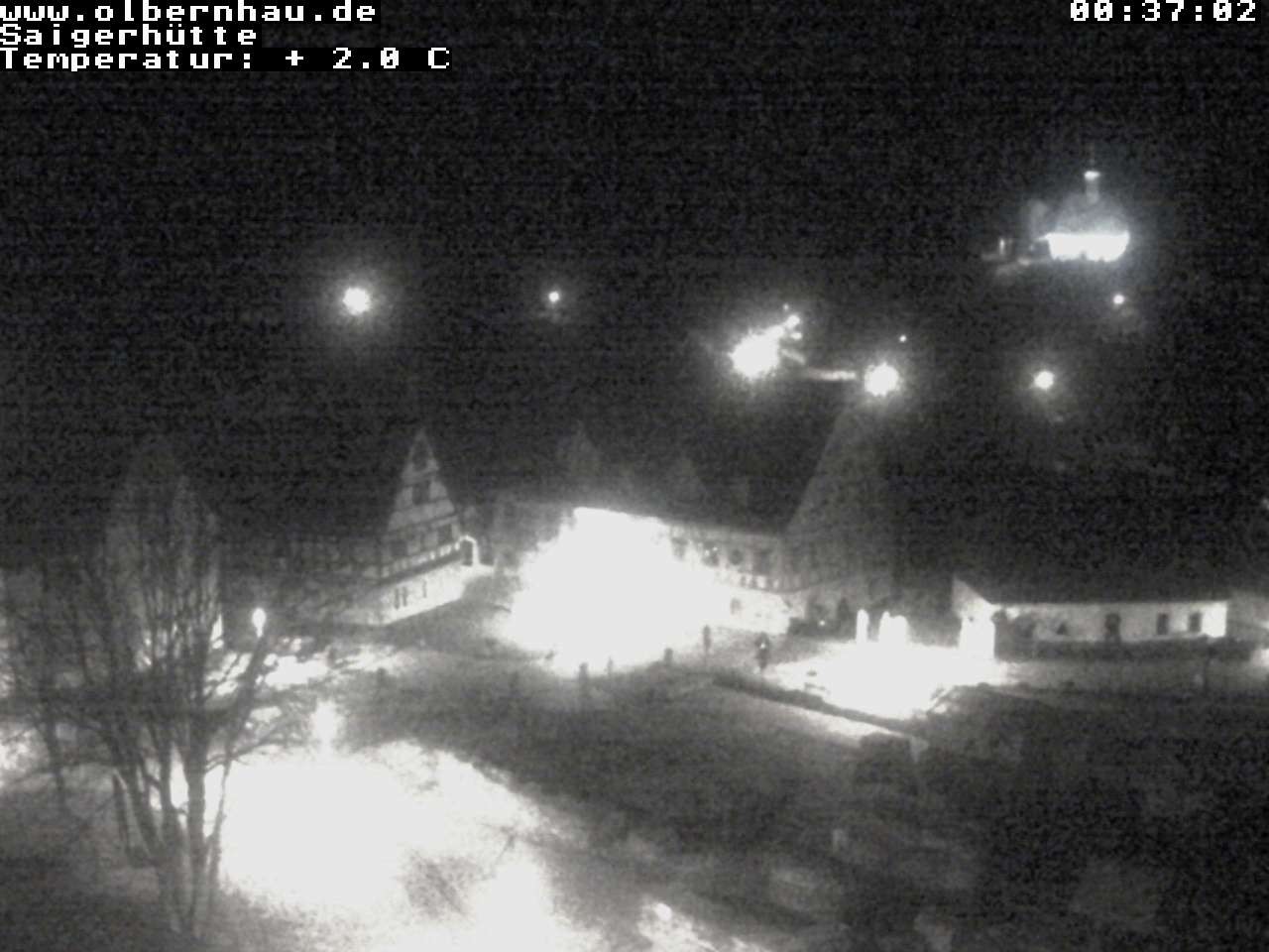 Archiv Foto Webcam Blick auf die Saigerhütte Olbernhau