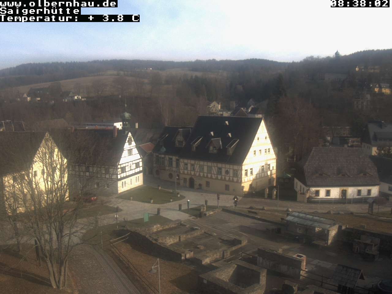 Archiv Foto Webcam Blick auf die Saigerhütte Olbernhau