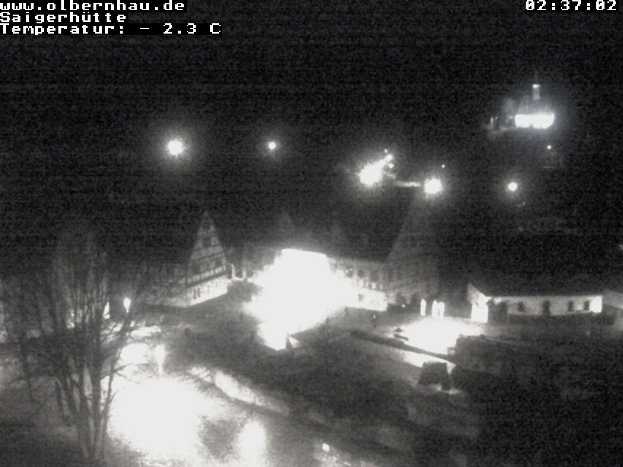 Archiv Foto Webcam Blick auf die Saigerhütte Olbernhau