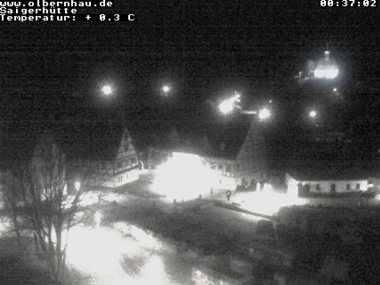 Archiv Foto Webcam Blick auf die Saigerhütte Olbernhau