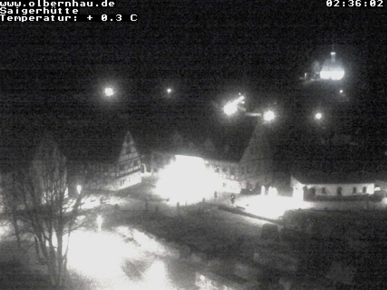 Archiv Foto Webcam Blick auf die Saigerhütte Olbernhau