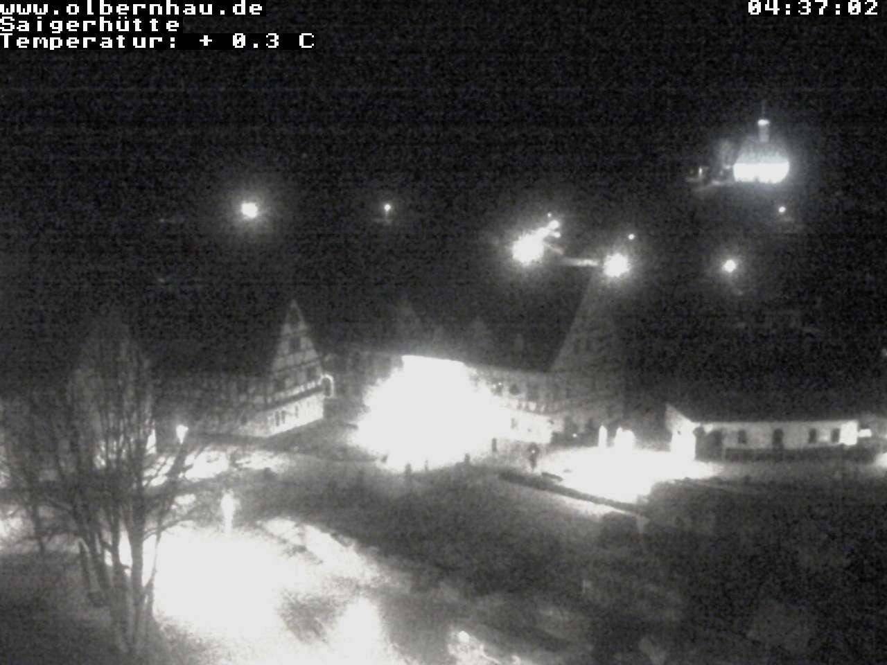 Archiv Foto Webcam Blick auf die Saigerhütte Olbernhau