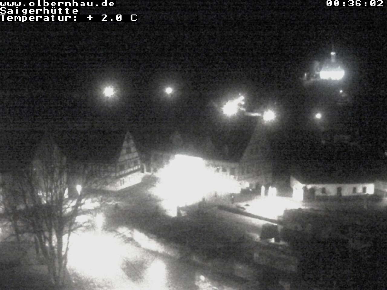 Archiv Foto Webcam Blick auf die Saigerhütte Olbernhau