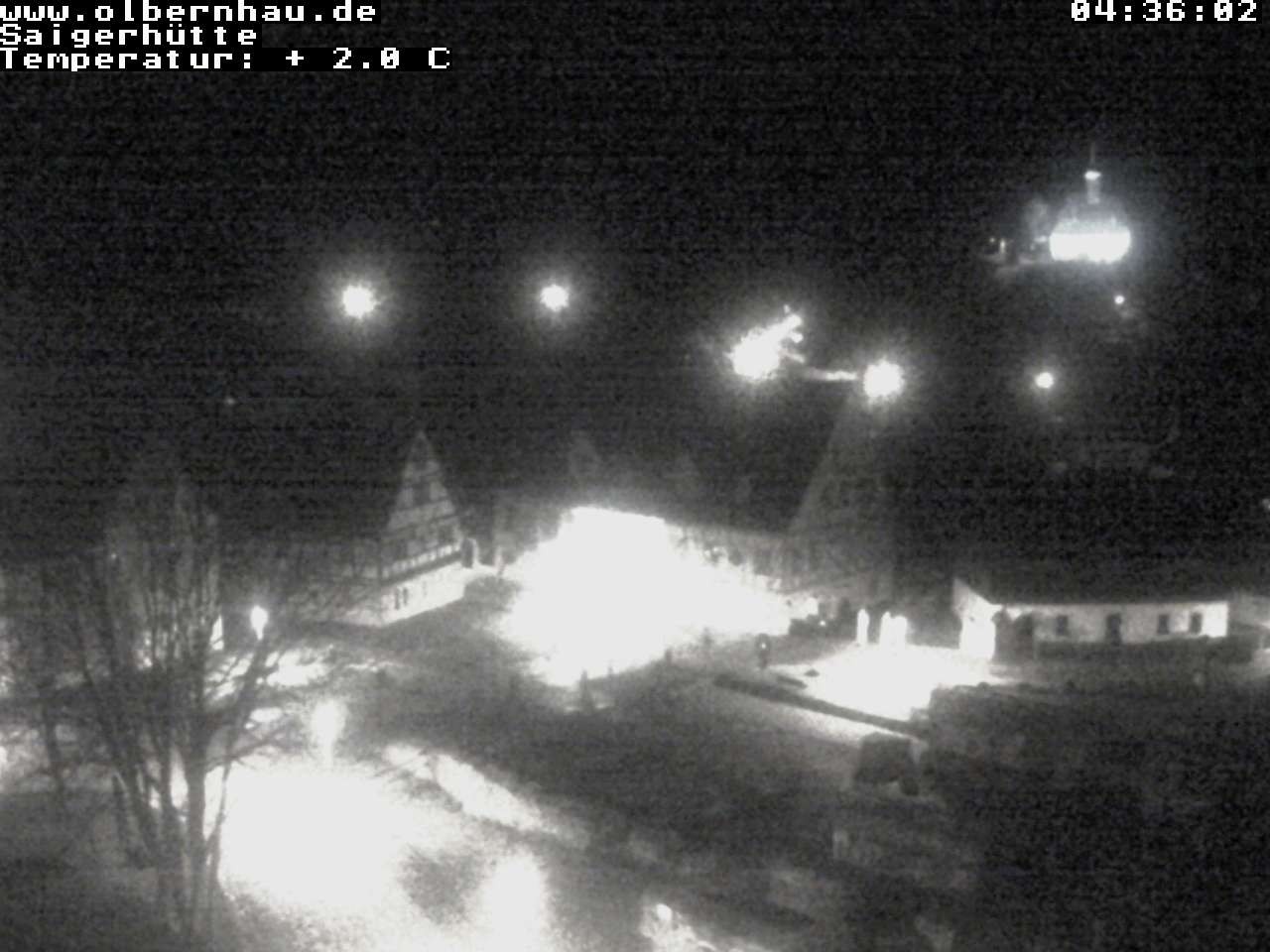 Archiv Foto Webcam Blick auf die Saigerhütte Olbernhau