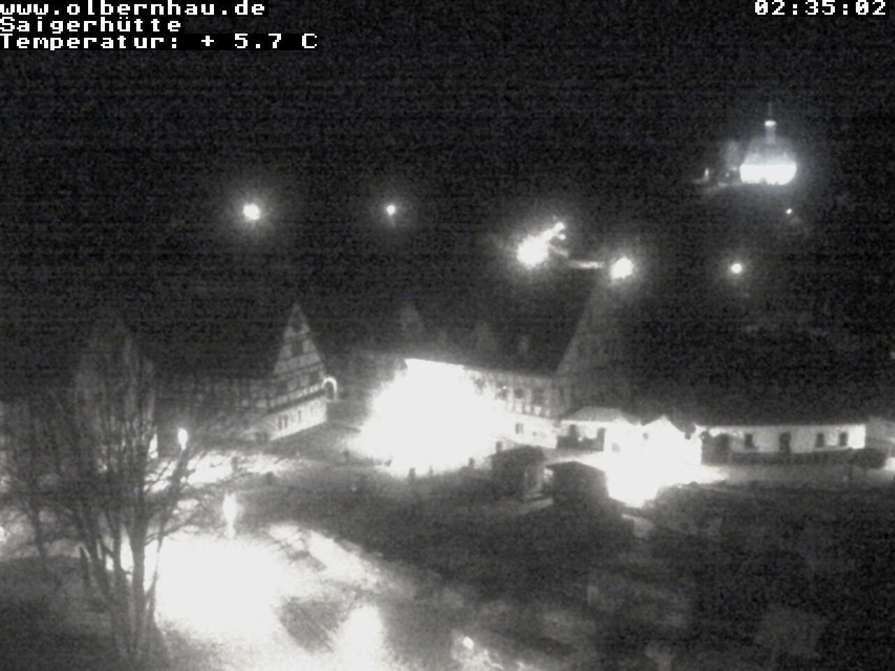 Archiv Foto Webcam Blick auf die Saigerhütte Olbernhau