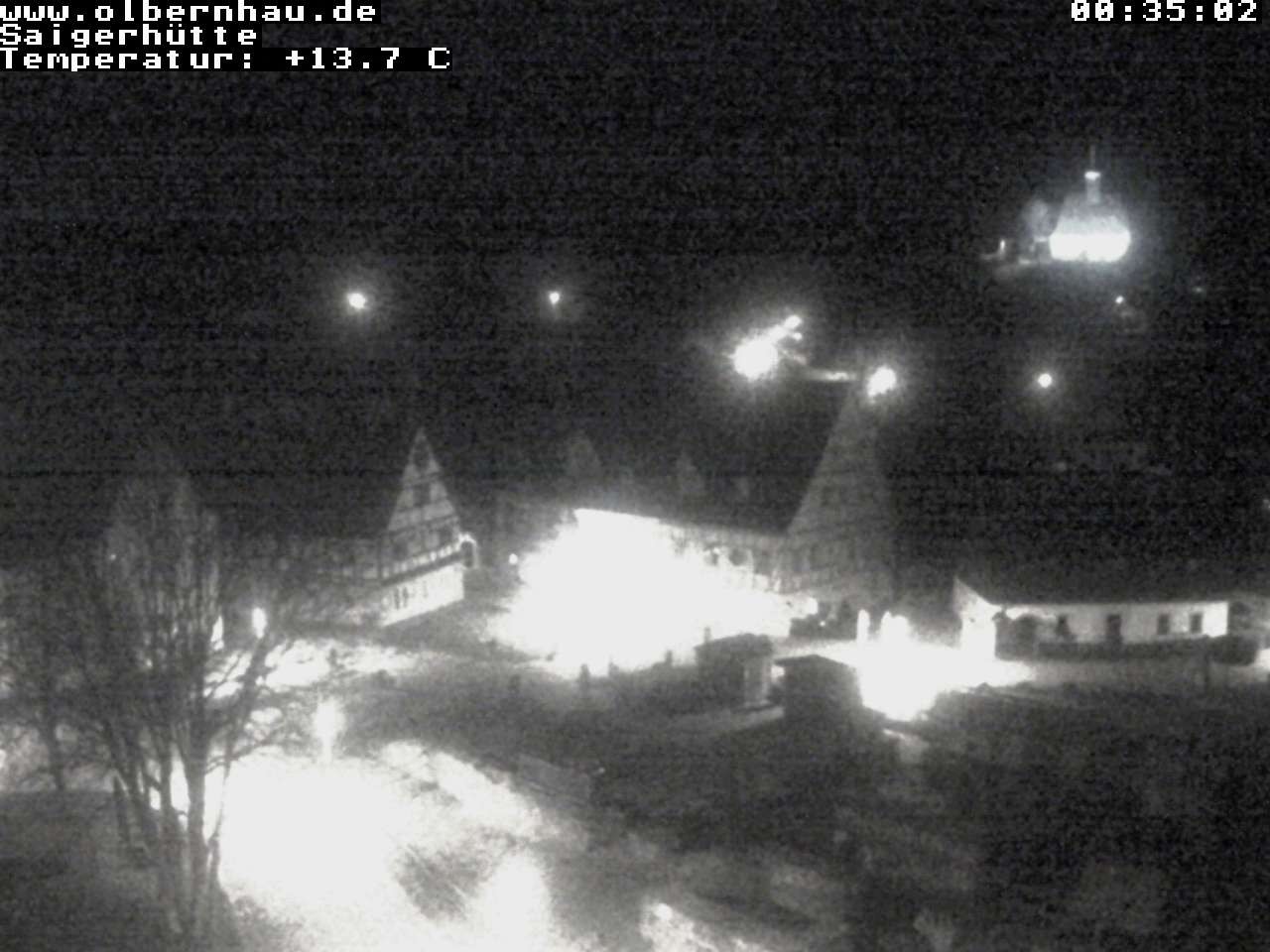 Archived image Webcam Saigerhütte Olbernhau (Museum)