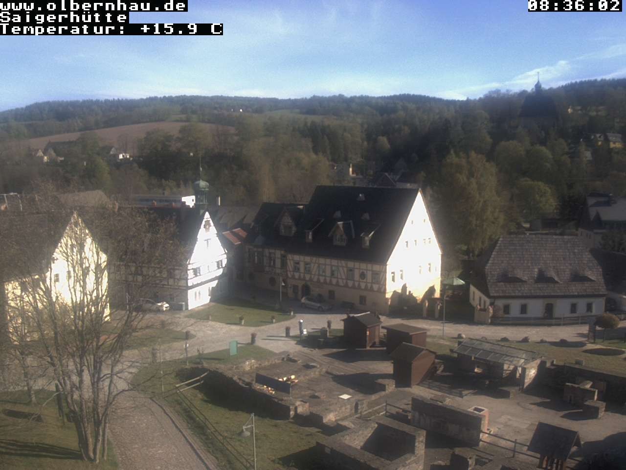 Archived image Webcam Saigerhütte Olbernhau (Museum)