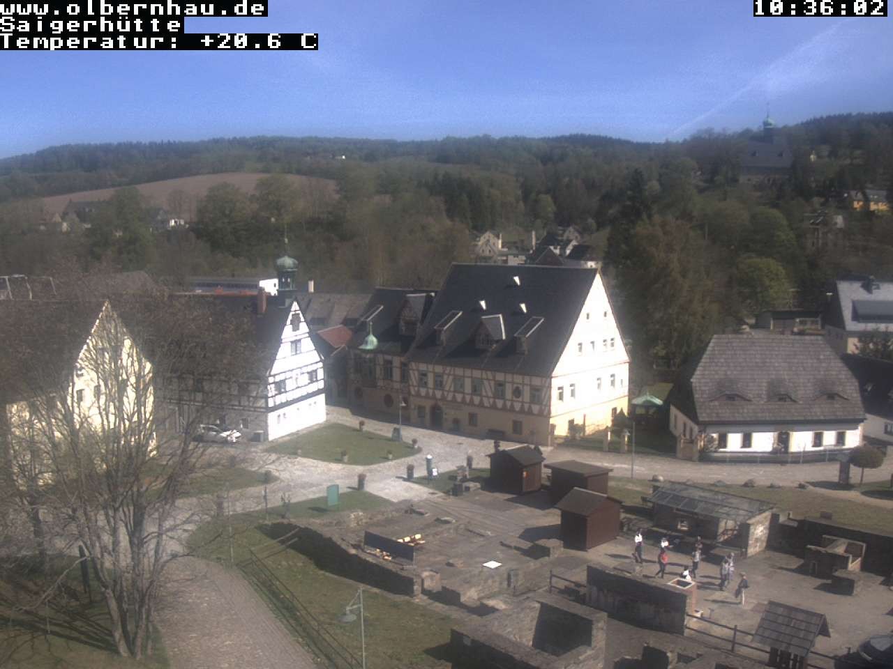 Archived image Webcam Saigerhütte Olbernhau (Museum)