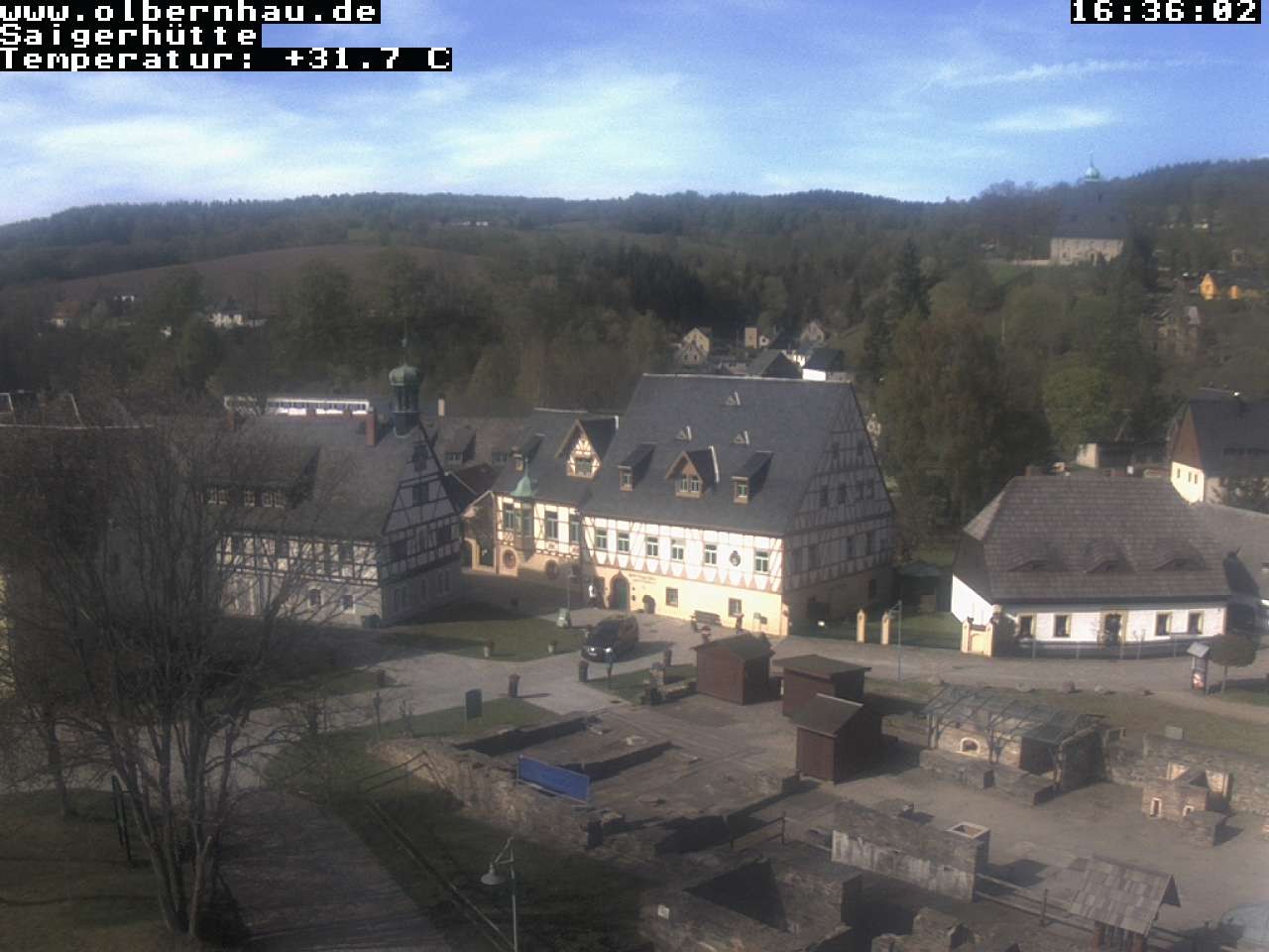 Archived image Webcam Saigerhütte Olbernhau (Museum)