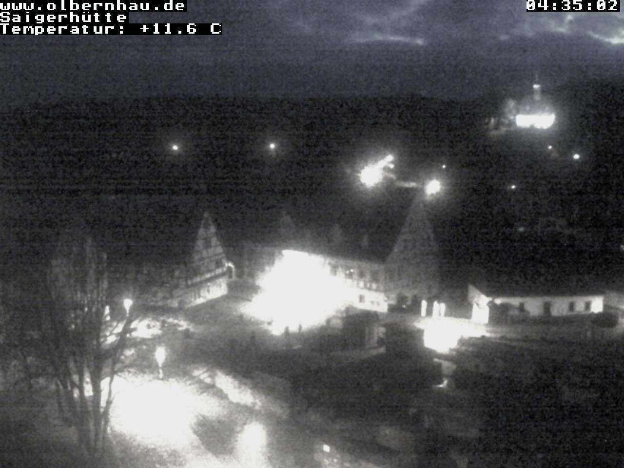 Archiv Foto Webcam Blick auf die Saigerhütte Olbernhau