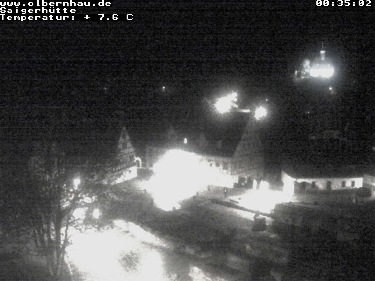 Archiv Foto Webcam Blick auf die Saigerhütte Olbernhau