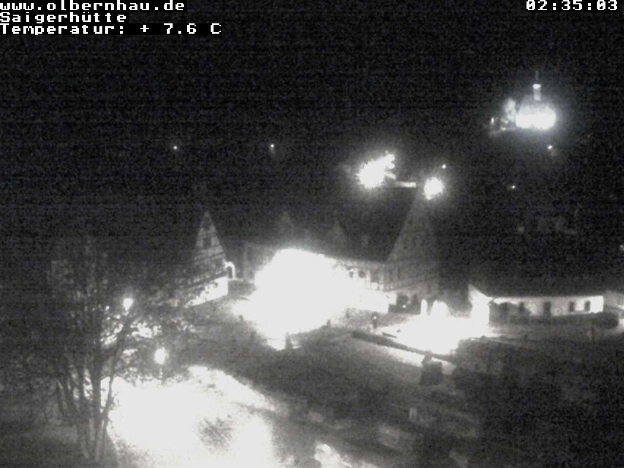 Archiv Foto Webcam Blick auf die Saigerhütte Olbernhau
