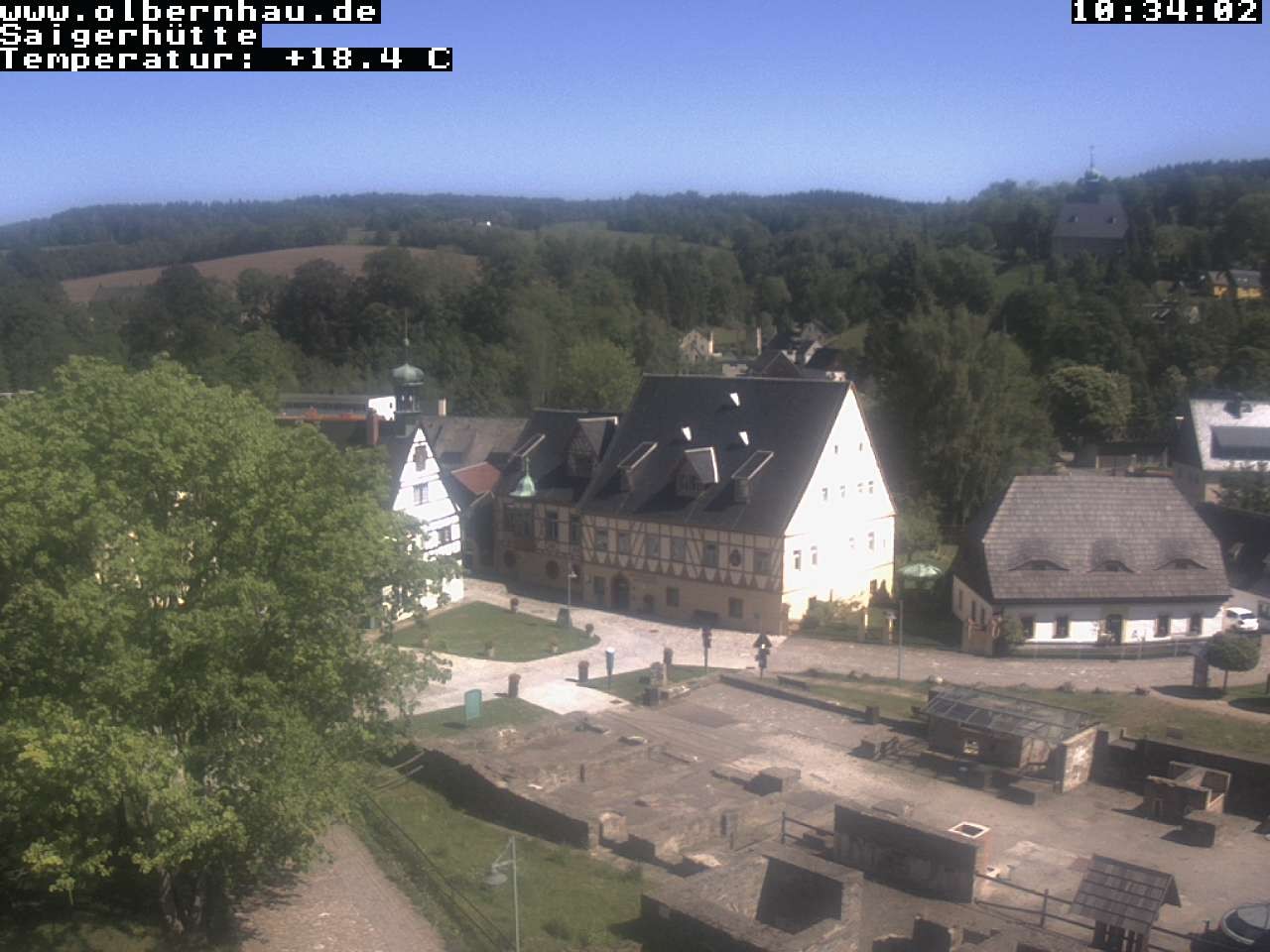 Archived image Webcam Saigerhütte Olbernhau (Museum)