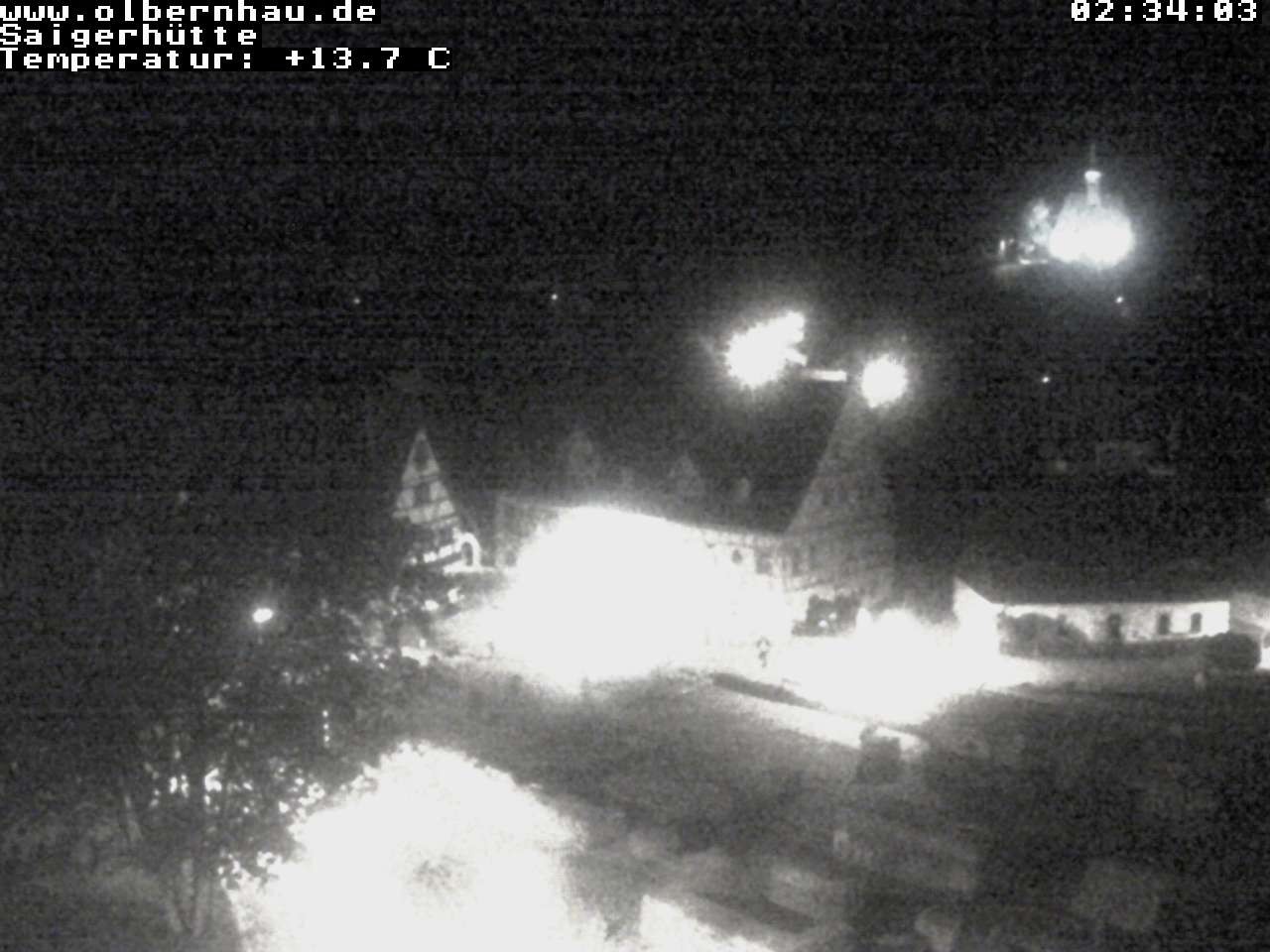 Archiv Foto Webcam Blick auf die Saigerhütte Olbernhau