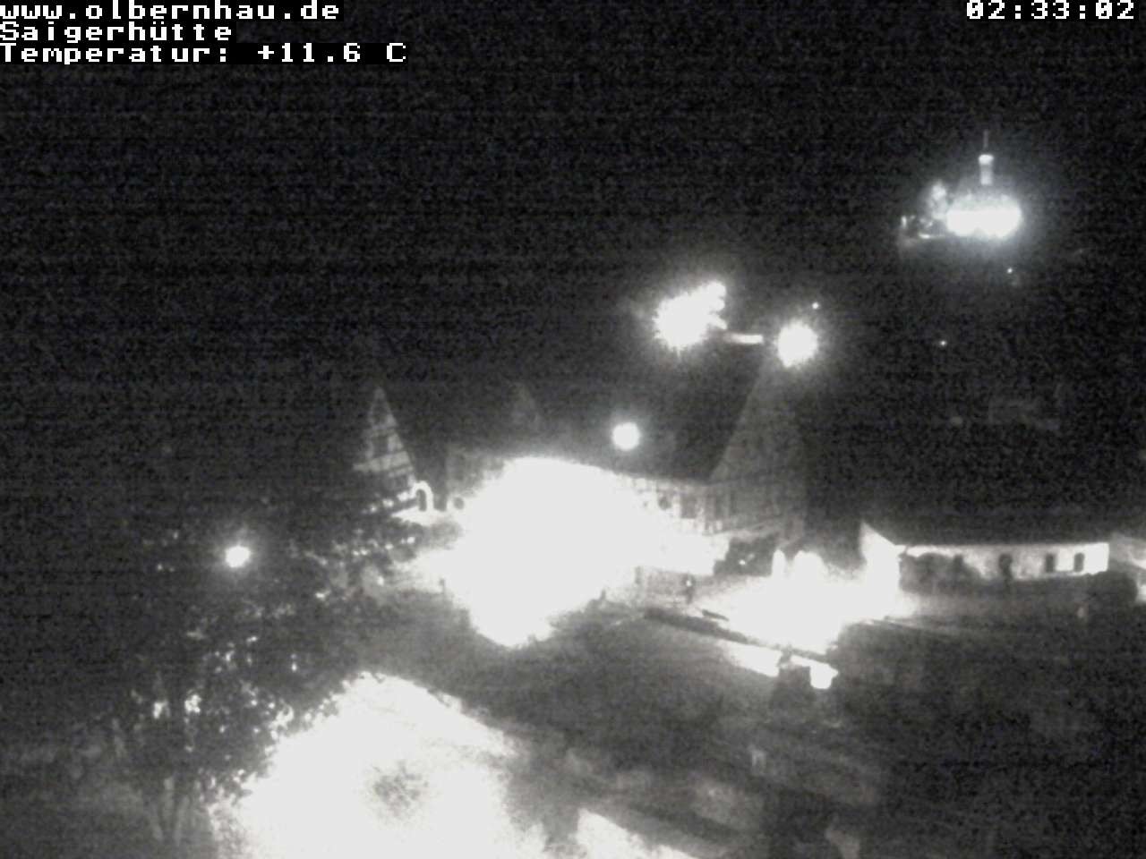 Archiv Foto Webcam Blick auf die Saigerhütte Olbernhau