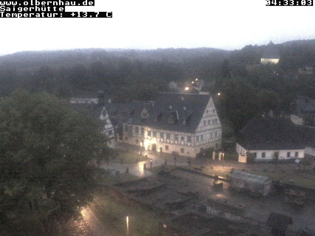 Archiv Foto Webcam Blick auf die Saigerhütte Olbernhau