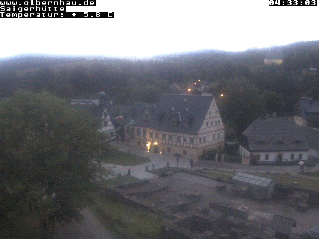 Archiv Foto Webcam Blick auf die Saigerhütte Olbernhau