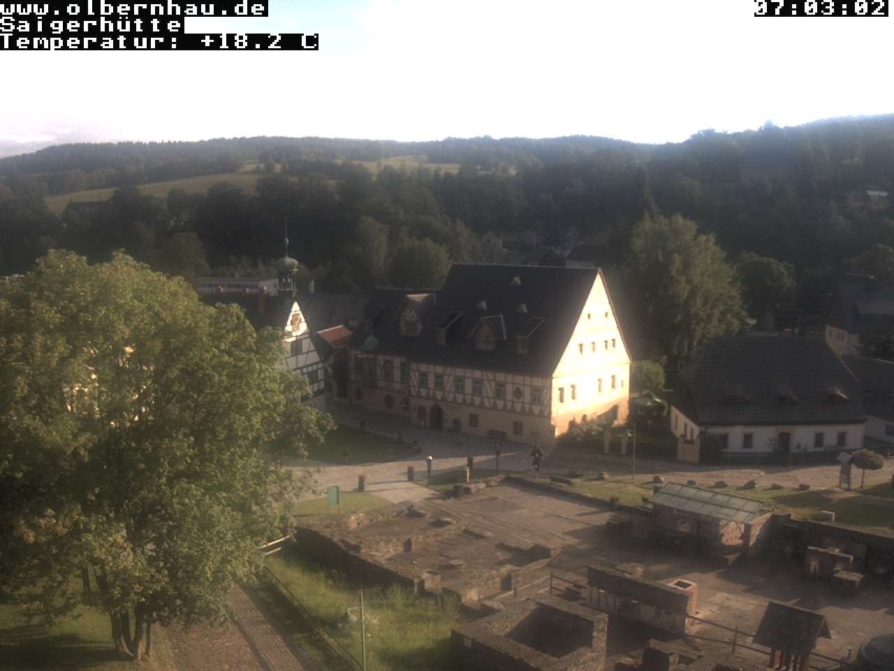 Archived image Webcam Saigerhütte Olbernhau (Museum)