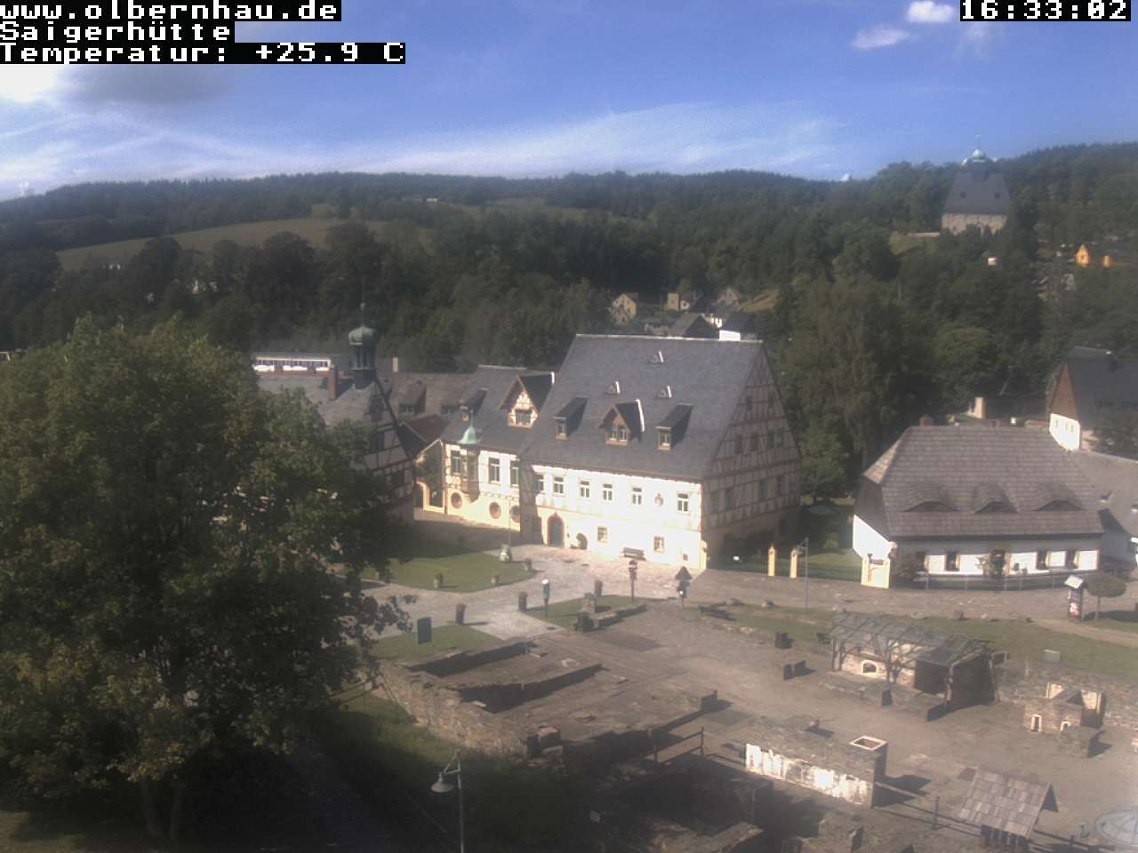 Archived image Webcam Saigerhütte Olbernhau (Museum)