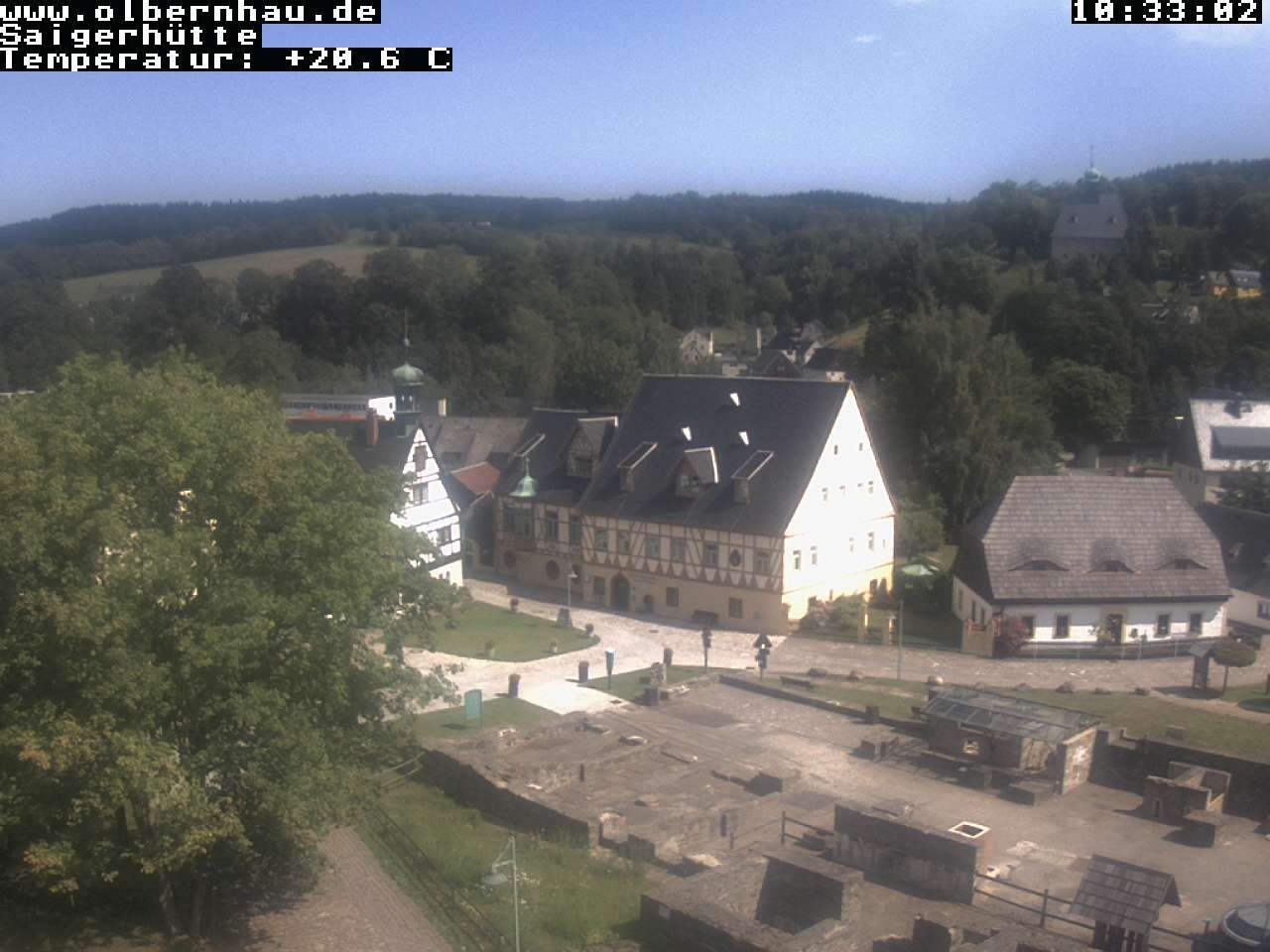 Archived image Webcam Saigerhütte Olbernhau (Museum)