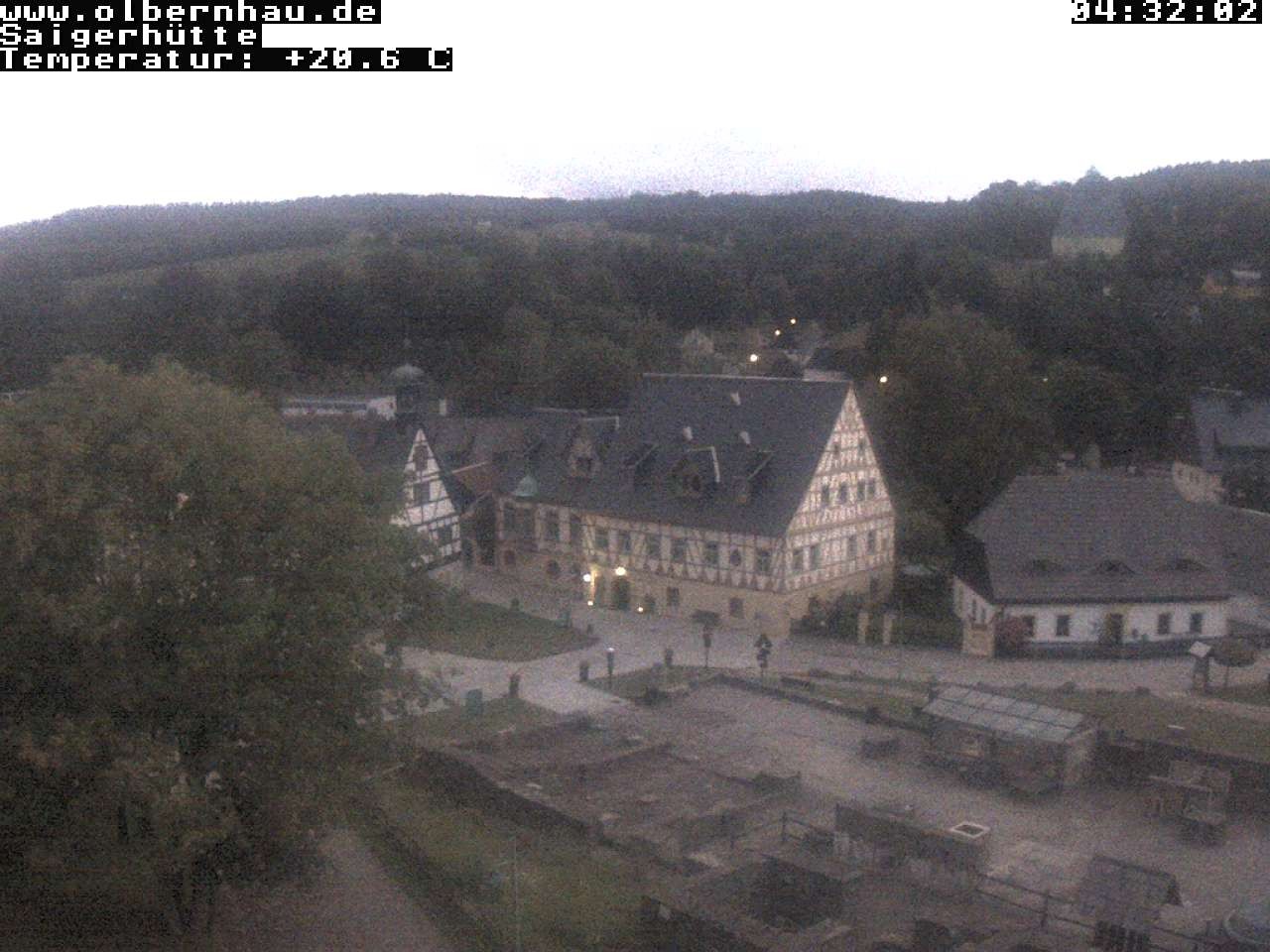 Archiv Foto Webcam Blick auf die Saigerhütte Olbernhau