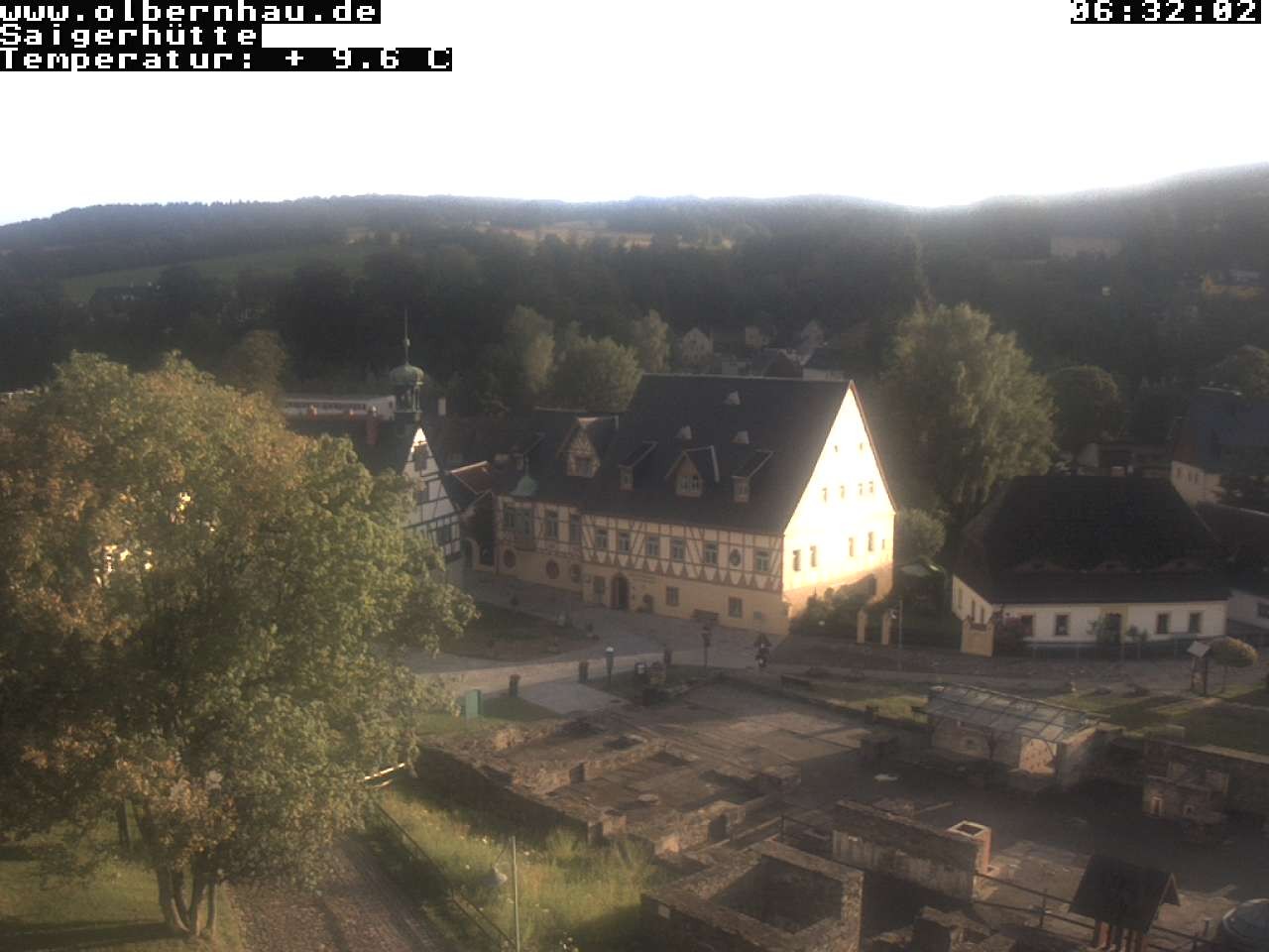 Archived image Webcam Saigerhütte Olbernhau (Museum)
