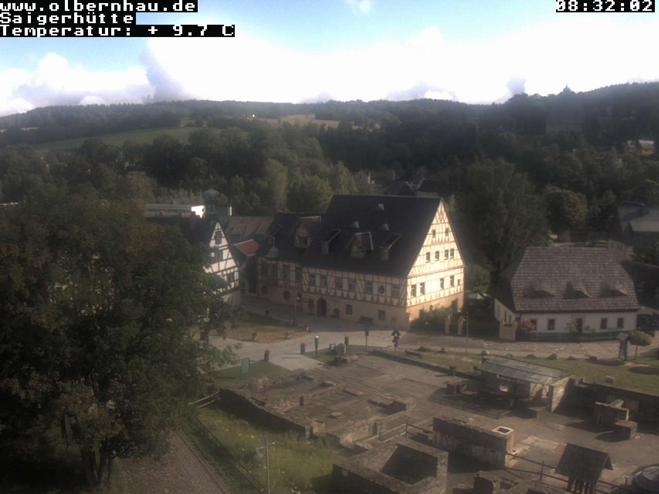 Archived image Webcam Saigerhütte Olbernhau (Museum)
