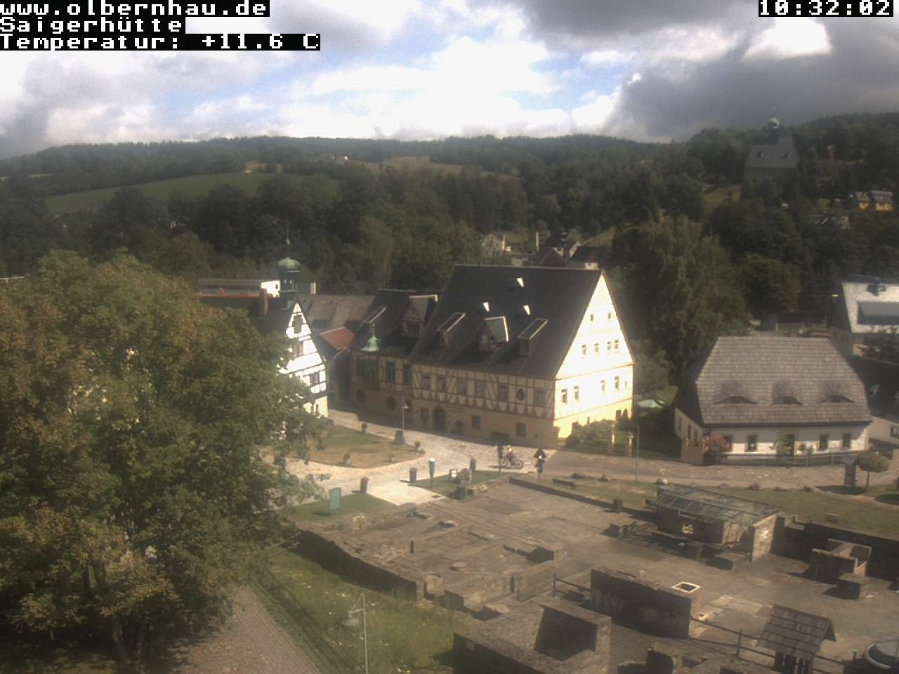 Archived image Webcam Saigerhütte Olbernhau (Museum)